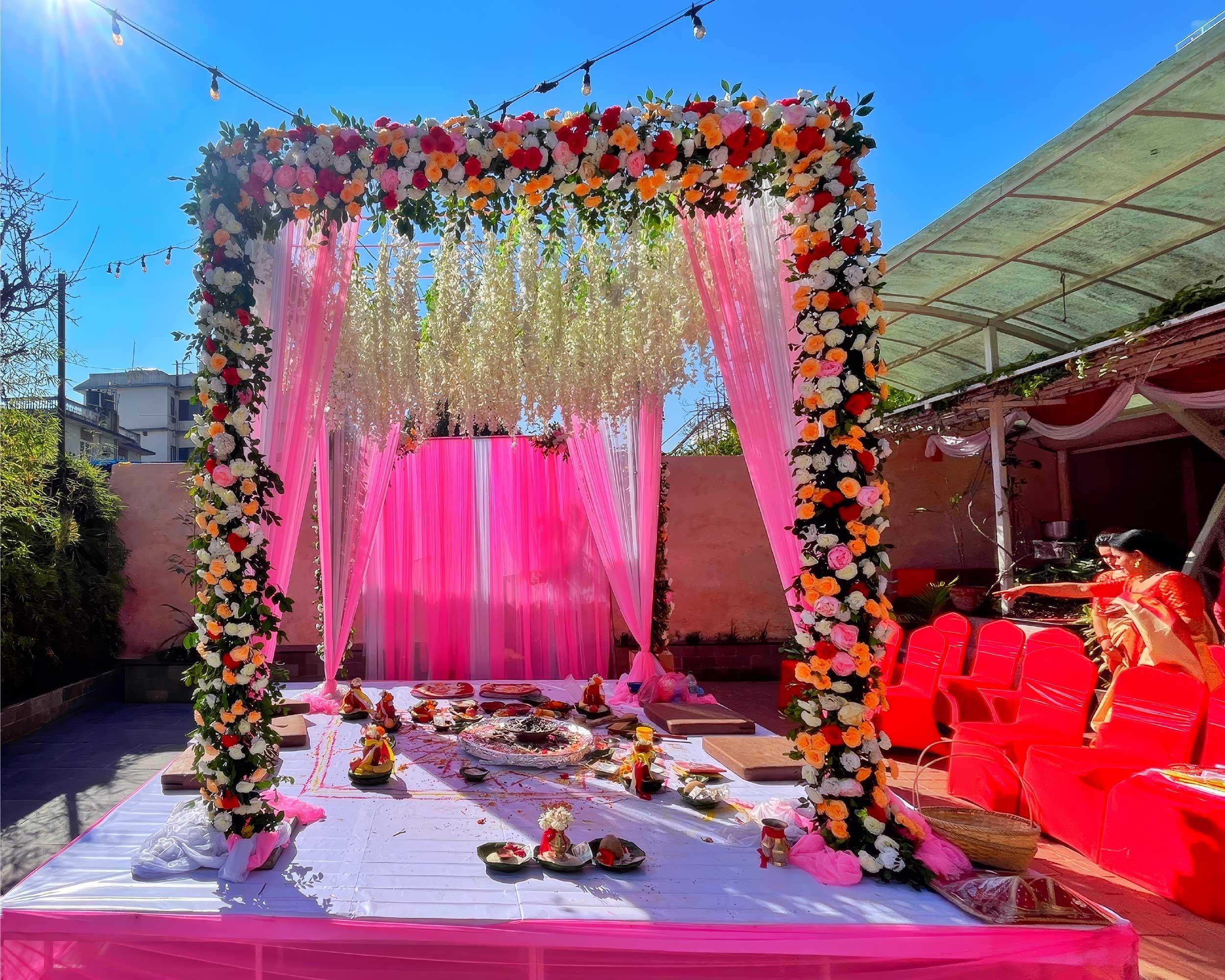 Traditional Vedic Vivah Mandap