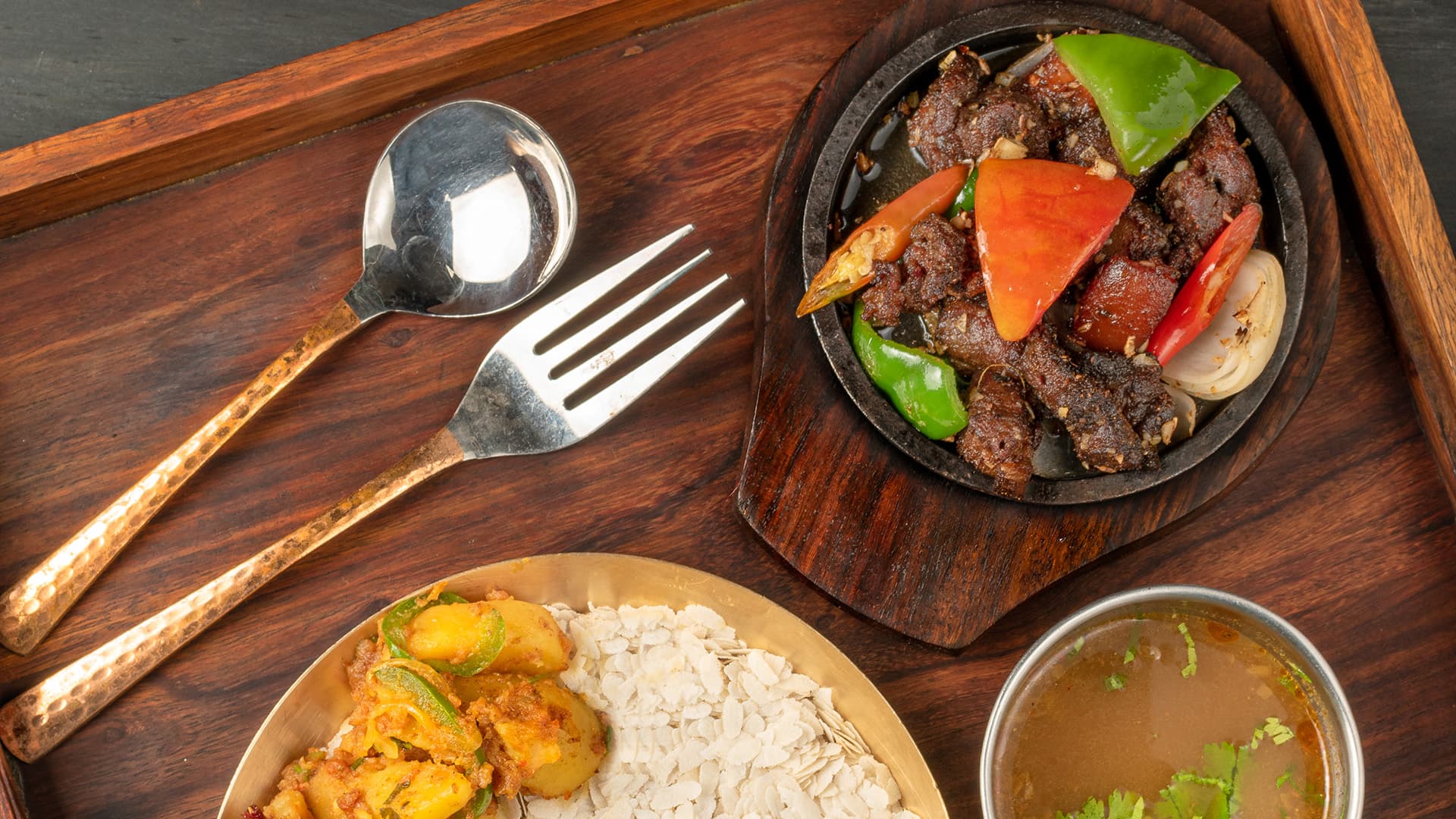 Traditional Khaja & Sekuwa Set
