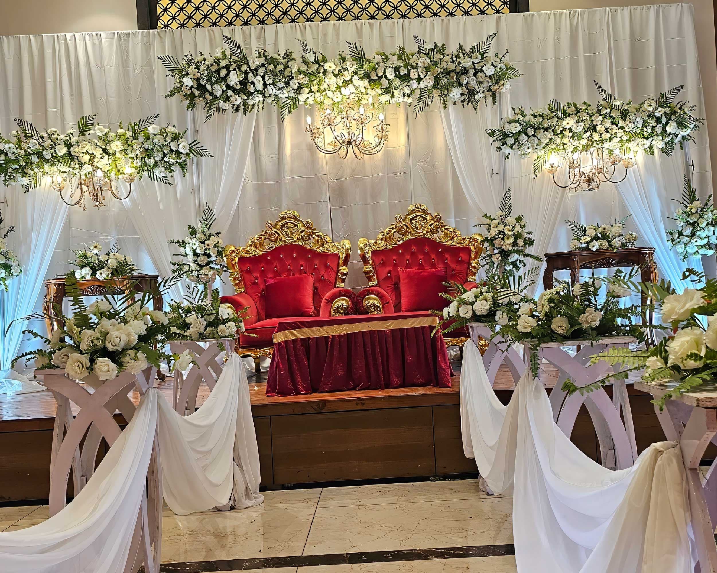 Bridal Stage & Floral Mandap