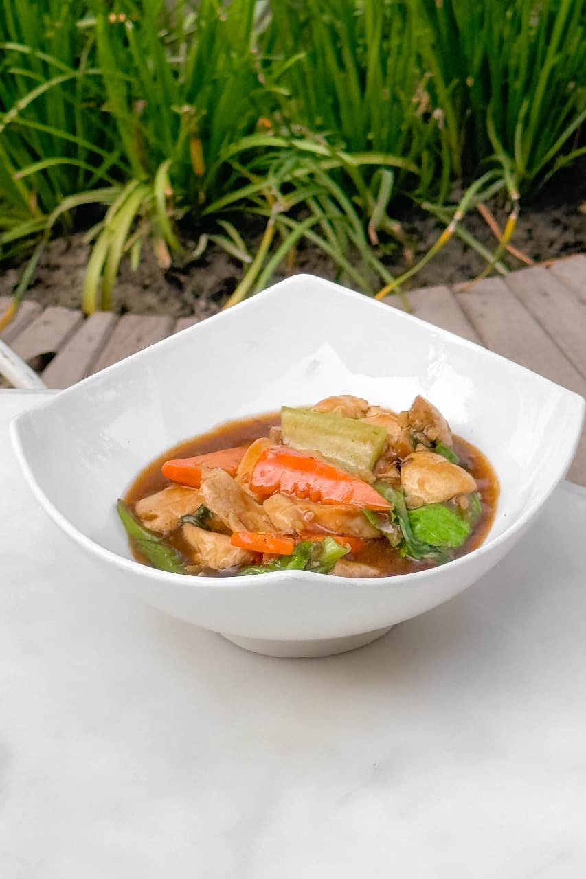 Braised Mountain Chicken Curry